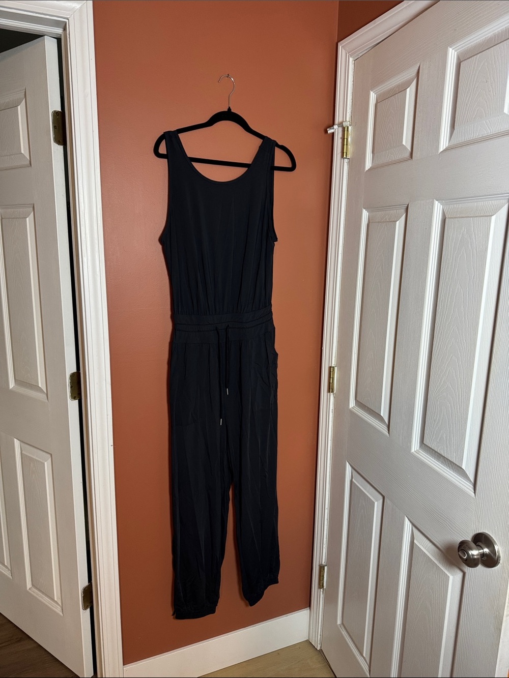 HALARA Black Sleeveless Jumpsuit NWOT